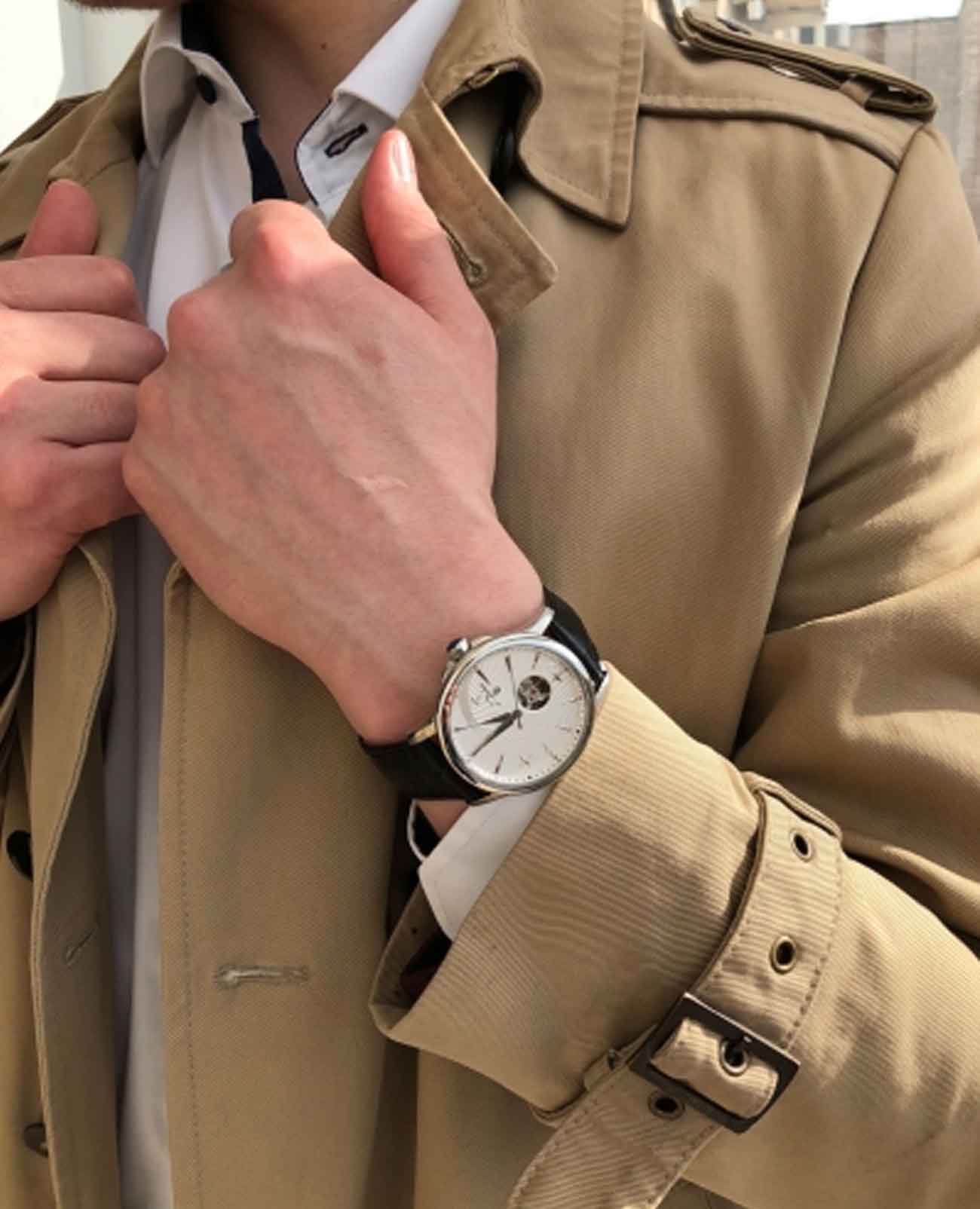 Оригинальные часы L'Duchen LDuchen Supernova D 154.11.33 механические калибр механизма  общий вид